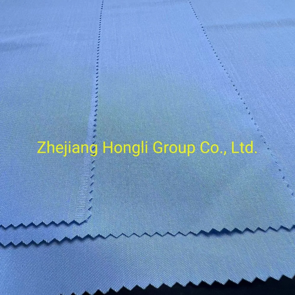 40s Bamboo Polyester Spandex 145GSM Woven Fabric for Shirt