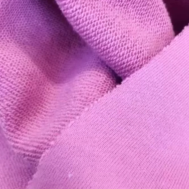 Cotton Fabric Prices Wholesale No String Hoodie Bamboo-Cotton-Terry-Fabric 94 % Cotton 6% Spandex French Terry Fabric