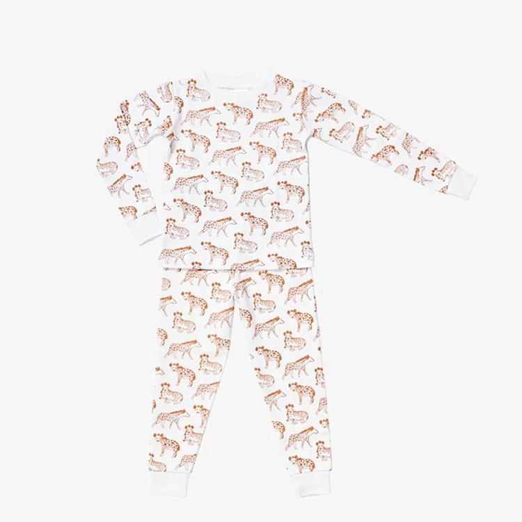 Jambear Organic Baby Loungewear Custom Kids Sleeping Set Bamboo Kids Sleepwearpajama Sets for Infants Kids Pyjamas