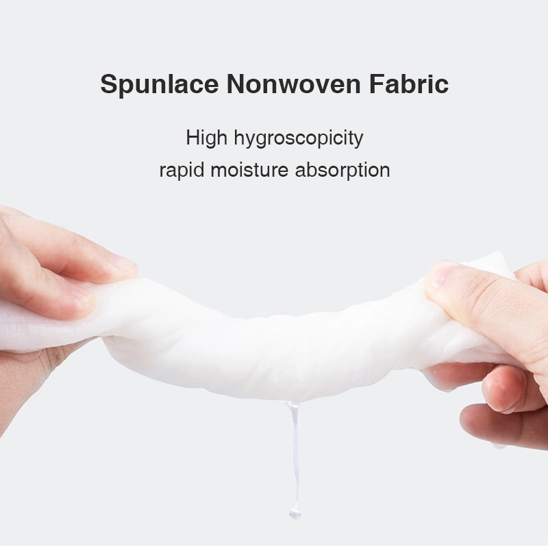 Biodegrad PLA Bamboo Woodpulp Rayon Viscose Spunlace Nonwoven Non-Woven Fabric for Wet Wipes