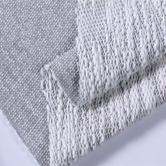 Fabricação de tecido pesado com capuz 480GSM French Terry Bamboo 5% Spandex Bamboo Lycra Fabric para roupas